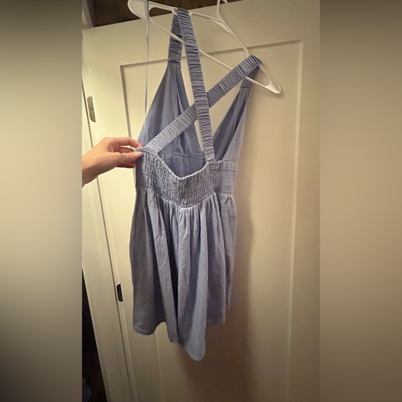Abercrombie baby blue romper/dress. - Picture 2 of 2